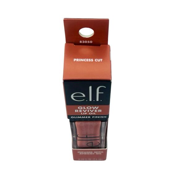 e.l.f. Cosmetics Glow Reviver Lip Oil Glimmer Finish - Princess Cut - Set of 2 - Picture 5 of 5